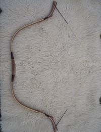 Traditional hunting recurve bogen